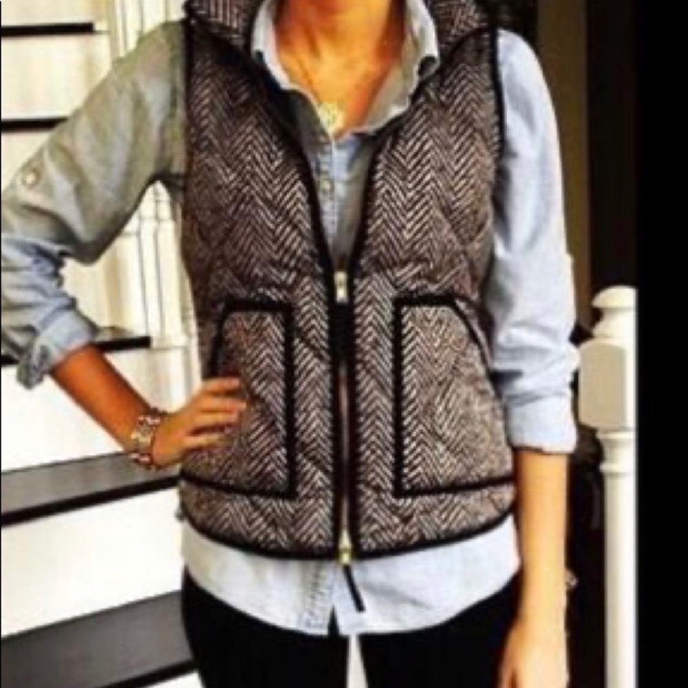 J.Crew Herringbone Vest